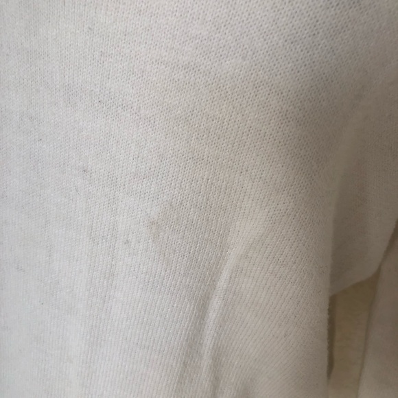 Portrait of a Flower White Sweater w/ Silver Lace - Picture 9 of 9